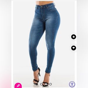 🍁🍁 🎉FINAL PRICE🎉 MX JEANS Sexy Blue High Waist Jeans